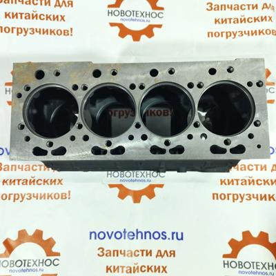 Блок цилиндров двигателя Weichai ZH-4102 ZHAZG1 и ZHBG14A для китайских фронтальных погрузчиков марок: Fukai ZL 926, Fukai ZL 920, SZM 920, HZM 920, Bull SL 920, CTK S920, Yugong ZL20, Laigong ZL20, Neo S200, Neo 200, Viking ZL20-M, Frontal, AMUR, ALTAY, FORWARD