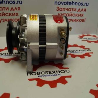 Генератор JFW27 подходит для китайских фронтальных погрузчиков ZL20 с двигателем Yuchai 50 kWt YCD4R11G-68 марок: Fukai ZL 926, Fukai ZL 920, SZM 920, HZM 920, Bull SL 920, CTK S920, Yigong ZL20, Laigong ZL20, Neo S200, Neo 200, Viking ZL20-M, Frontal, AMUR, ALTAY, FORWARD.