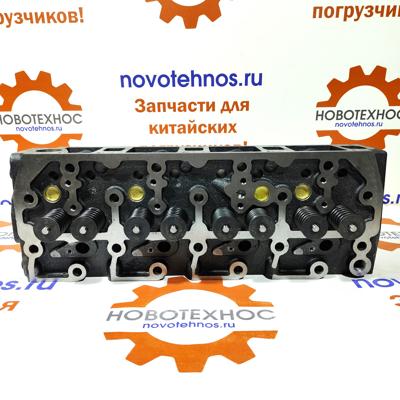 Головка блока цилиндров в сборе с клапанами для китайских фронтальных погрузчиков ZL30 с двигателем 4RMAZG марок: Сибиряк 3000, Boulder WL33, HZM 930, SZM 930, NEO S/L300, Yigong ZL30, Laigong ZL30, BULL SL930, CTK S930, RedStar 3000GT, Molot ZL30, Titan ZL30S, Frontal, ALTAY, FORWARD, Atlant, Grizzly, Rongwei, Runmax, и их аналогов.