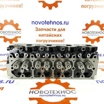 Головка блока цилиндров в сборе с клапанами для китайских фронтальных погрузчиков ZL20 с двигателем Yuchai 50 kWt YCD4R11G-68 марок: Shanlin ZL20, Fukai ZL 926, Fukai ZL 920, SZM 920, HZM 920, Bull SL 920, CTK S920, Yigong ZL20, Laigong ZL20, Neo 180, Neo S200, Neo 200, Viking ZL20-M, Frontal, AMUR, ALTAY, FORWARD, Molot 200, Atlant, Grizzly, GR2L/GR2S, Сибиряк, Rongwei, Runmax, Boulder, RedStar, Molot, Titan и их аналогов.