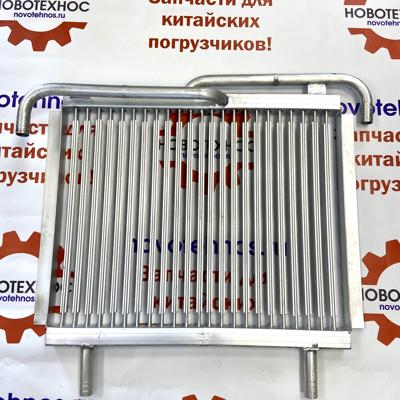 Радиатор масляный ZL30 4 выхода для китайских фронтальных погрузчиков марок: Аmur DK630, Fukai ZL 930, SZM 930, HZM 930, Bull SL300, CTK S930, Yigong ZL30, Laigong ZL30, Neo S300, Neo 300, Shanlin ZL30, Grizzly GR2L, Molot 300t, Frontal 250, Сибиряк 3000.