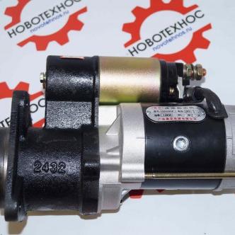 Стартер QDJ265F 4RMAZG 11 зубов для китайских фронтальных погрузчиков Yigong ZL30, Bull SL930, CTK S930, HZM 930, Amur DK630, Atlant 300L, Grizzly GR2L/GR2S, First Loader ZL930, Fukai ZL930, Laigong ZL30, NEO S/L300, Neo 300, SZM 930, Viking ZL30-S, Сибиряк 3000 и их аналогах.