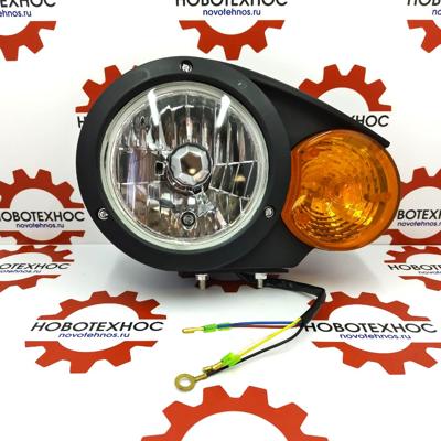 Фара передняя левая на фронтальные погрузчики ZL 20 и ZL30 на модели Fukai SZM HZM Bull SL CTK Yigong Laigong Neo Viking Frontal Shanlin AMUR ALTAY FORWARD Atlant Grizzly Сибиряк Rongwei Runmax Boulder RedStar Molot Titan