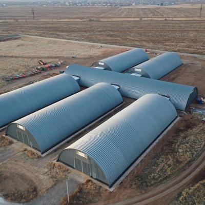 бескаркасные ангары