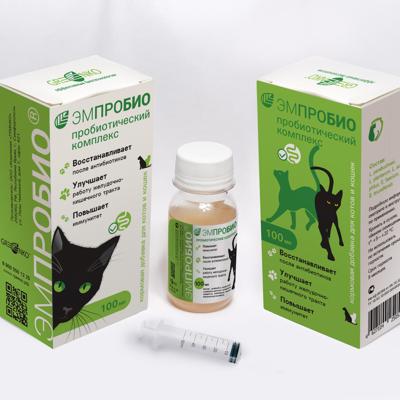 Пробиотическая кормовая добавка (протибиотический комплекс) для сельскохозяйственных и мелких домашних животных ТМ «Эмпробио» 