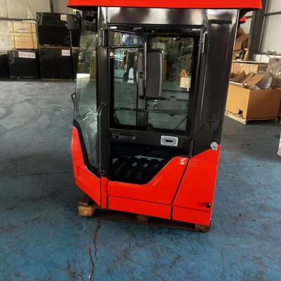 Кабина для китайских фронтальных погрузчиков красная ZL18 ZL20 ZL30 на NEO BULL VIKING MOLOT