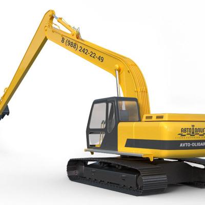 Аренда гусеничного экскаватора, услуги гусеничного экскаватора.