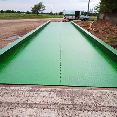 Автомобильные весы АСП 100 тонн 24 метра на поверхности