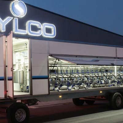 Доильный зал для коз овец мобильного типа Sylco Hellas