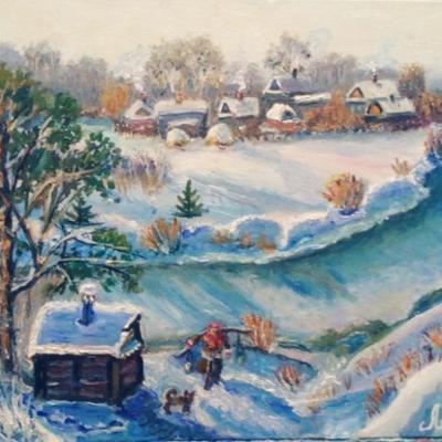 Картины написаны масл...