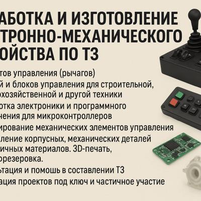 Разработка и изготовление электронно-механического устройства по ТЗ