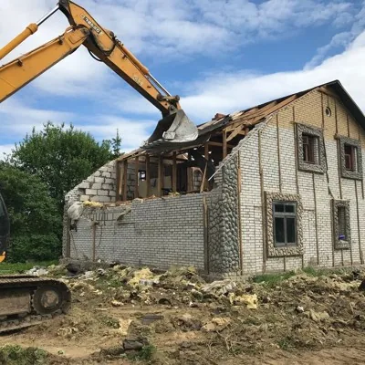 Демонтаж дач, домов, зданий, сооружений. Вывоз мус
