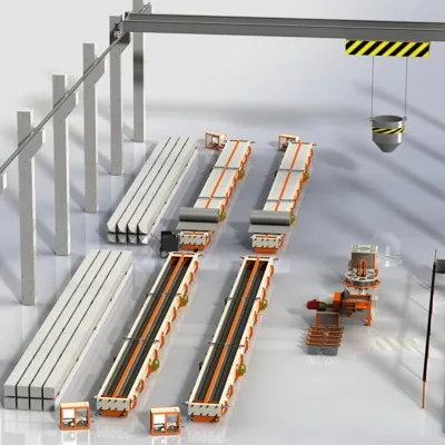 Железобетонные сваи квадратного сечения              