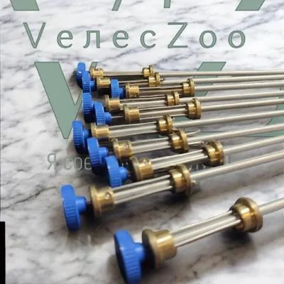 Шприц для искусственного осеменения ШО-3М металлический зажим ВелесЗоо