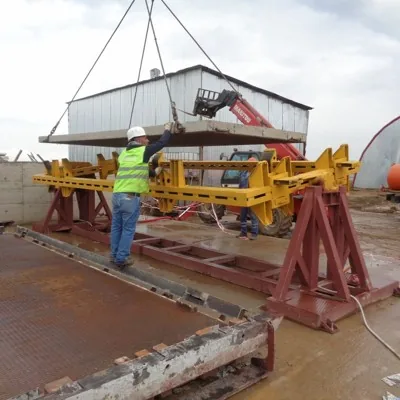 Линия по производству аэродромных и дорожных плит