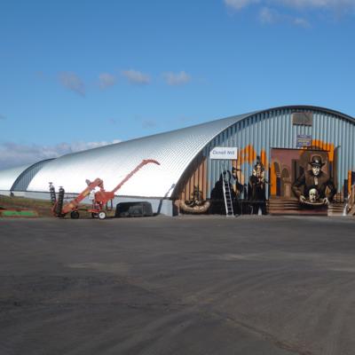 бескаркасные ангары