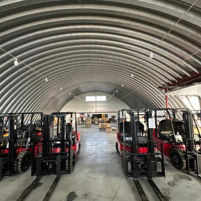 бескаркасные ангары