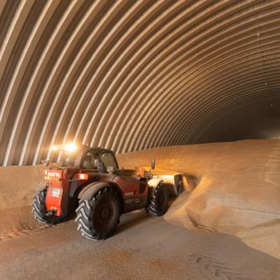 бескаркасные ангары