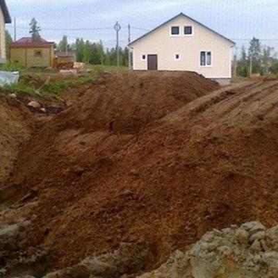 Суглинок поднять уровень участка